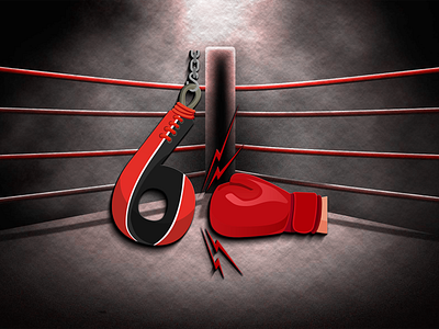 6 Boxing Club (Unique 3D Logo Mockup Design)