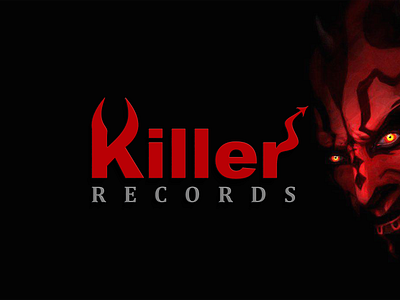 Killer Records (Unique 3D Logo Mockup Design)
