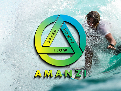 AMANZI (Unique 3D Logo Mockup Design)