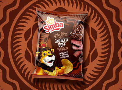 Simba Chips -2 packaging design pattern snacks