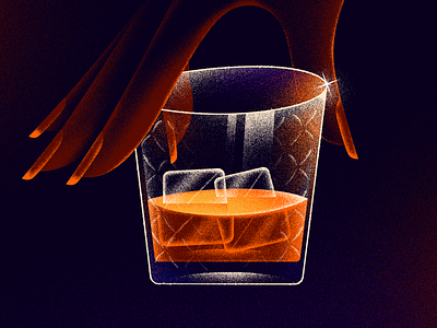Whisky alchohol beverage delicious feminine graphic design illustration texture whisky