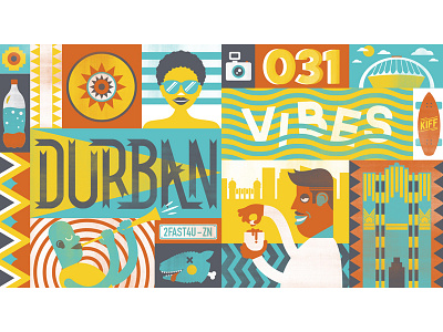 Only In Durban - 02 culture durban illustration people vector