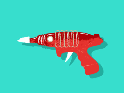 Raygun design graphic illustration raygun
