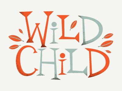 Wild Child design identity logo