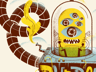 Killer Robot 3 design illustration poster robot