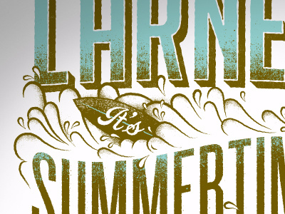 Summer Type design illustration type typography