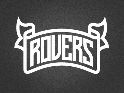 Rovers logo sport typography