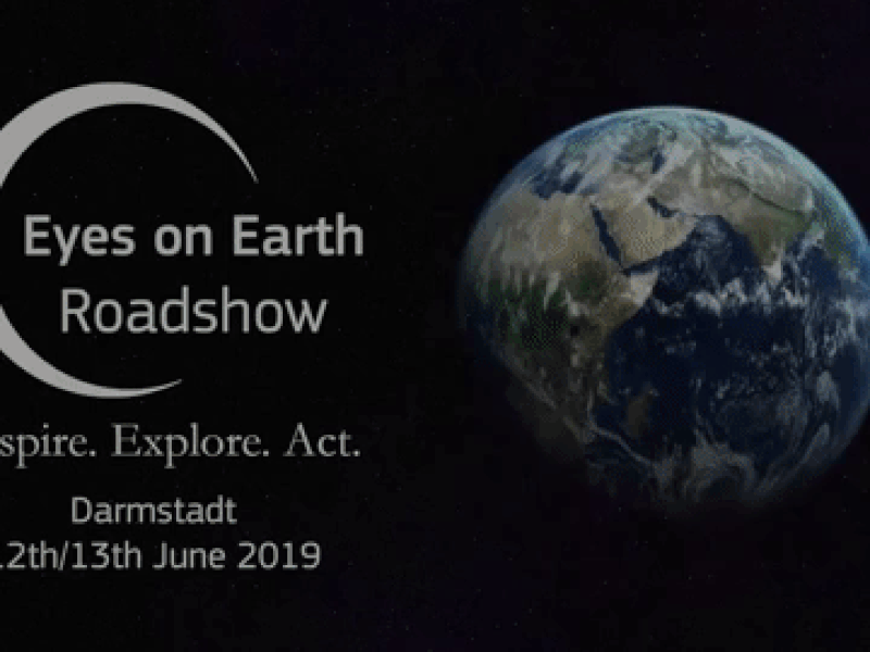 GIF Copernicus ''Eyes on Earth'' roadshow european union gif space world