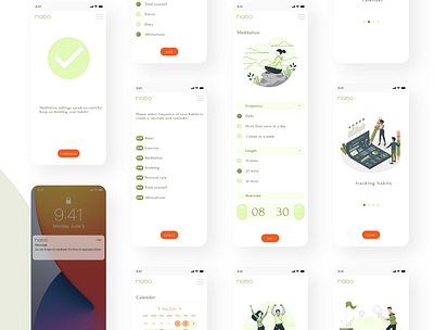 habo app branding clean graphic design logo minimal ui ux