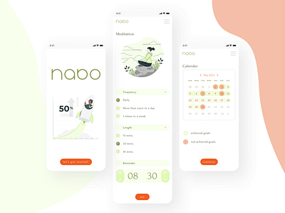 habo app branding clean design graphic design illustration minimal typography ui ux