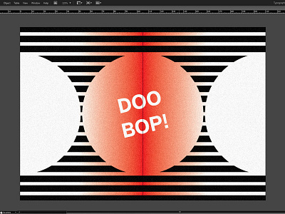 Saturday Doo Bop! graphic design process
