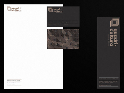 Quadricultura — Visual Identity v.2 concept graphic design visual identity