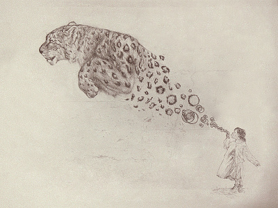 Bubbles the Snow Leopard