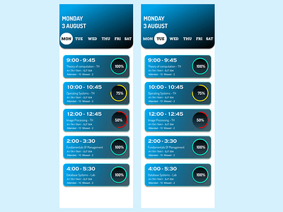 Timetable