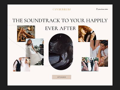 CJ’S MOBILE DJ design ui ux web website