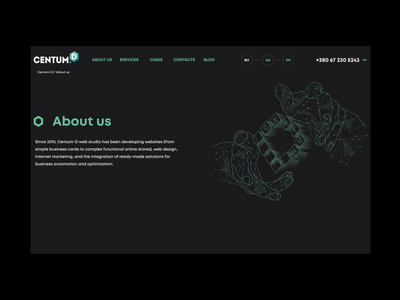 Centum-d animation branding design illustration motion graphics ui ux vector web website