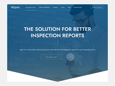 NSpek design ui ux web website