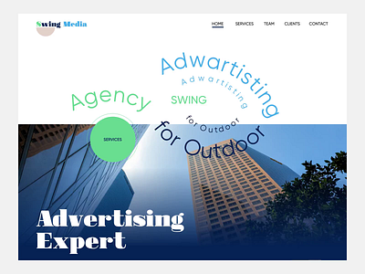 Swing Media advertising design ui ux web website