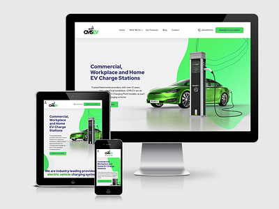 CMS EV (Electric Vehicle) bespoke web design and development adobe xd electric charging electric vehicle gutenberg web design wordpress