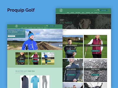 Proquip Golf ecommerce golf sports web design web development wordpress