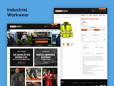 Industrial Workwear ecommerce technical seo web development website maintenance website support wordpress