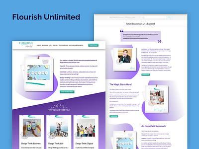 Flourish Unlimited coach web design web development wordpress