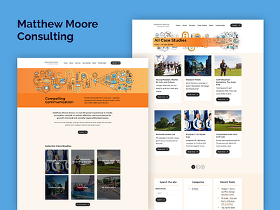 Matthew Moore Consulting copywriter journalism journalist press release web design web development wordpress