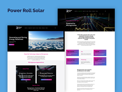 Power Roll Solar eco friendly gutenberg solar power web design web development wordpress