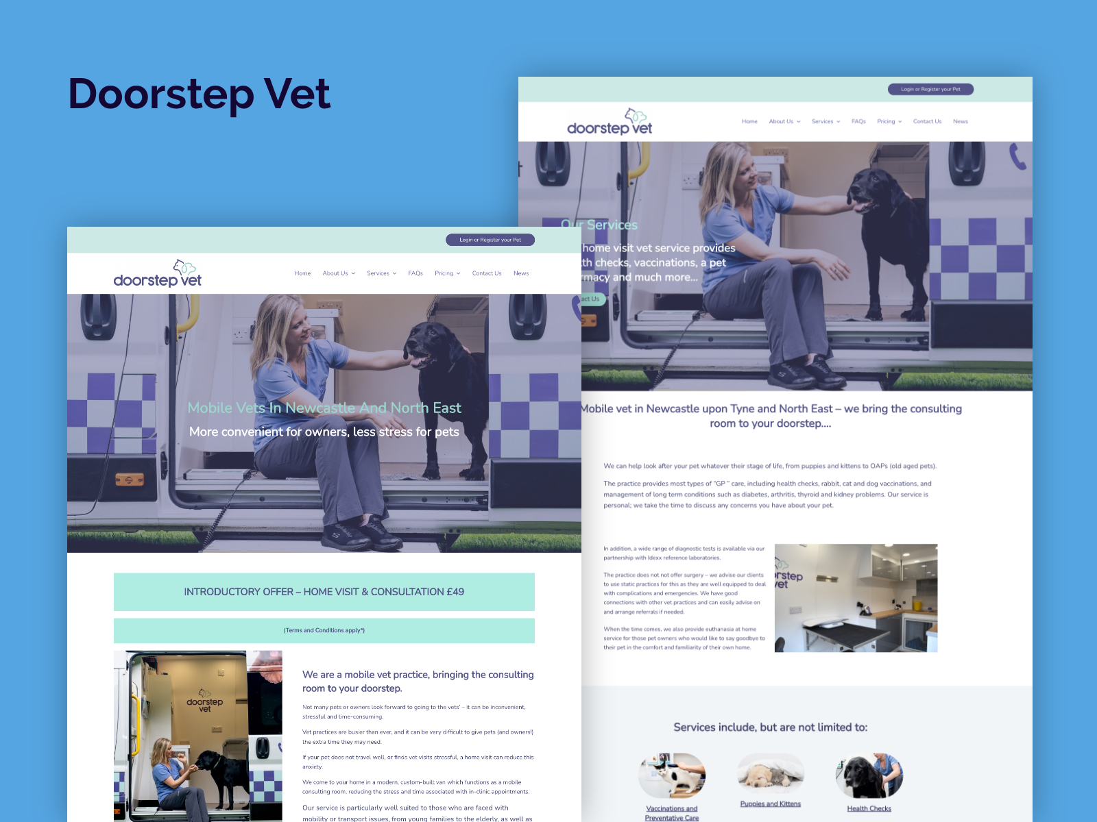 Doorstep Vet by Caroline Hagan Consultancy on Dribbble