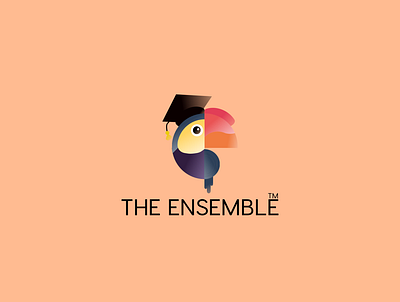 The Ensemble design flat icon logo minimal