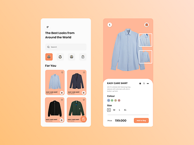 Shopping App branding design fashion flat graphic design mobile mobile app mobile app design mobile ui ui