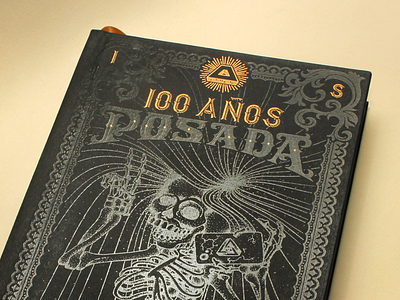 Posada Sketchbook black gold handcraft handmade illustration lettering posada screenprinting sketchbook skull
