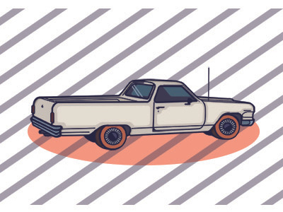 Seattle Car car color graphic illustration lines seattle stripes van wheels