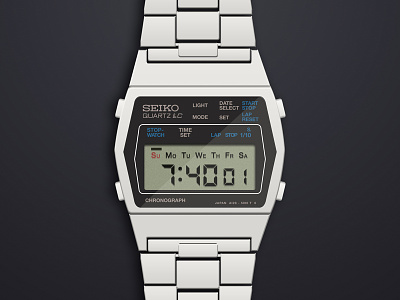 Seiko Watch hour metal minutes reloj retro seconds seiko time watch