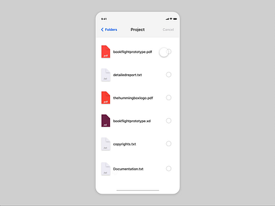 File Manager - Select and Delete adobe xd animation delete design designer file delete file manager file sharing interaction design interactive interface microinteraction prototype selection ui uidesign ux uxdesigner