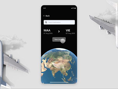 Voyage - Travel Assistance. 3d animation airline animation booking app branding flight flight app flight booking app micro interaction travel app ui ui ux uidesign uidesigner uiux ux uxdesign uxresearch vector