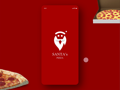 Santa's Pizza Delivery - Product Design. animation brand branding delivery app design designer icon logo pizza logo ui uidesign ux web