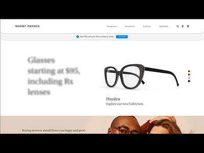 Warby Parker - Product Design animation brand branding design designer glasses graphic design illustration logo motion graphics product design product designer typography ui uidesign uiux ux uxdesign vector webdesign