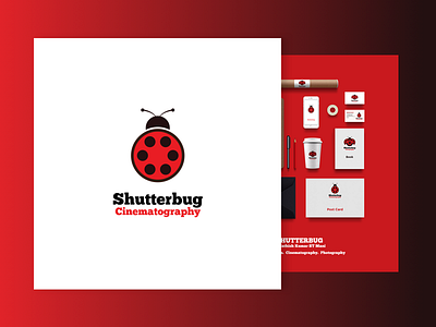 Shutterbug Cinematography/Photography Branding brand brand identity branding cinematography identity logo photography prakash type