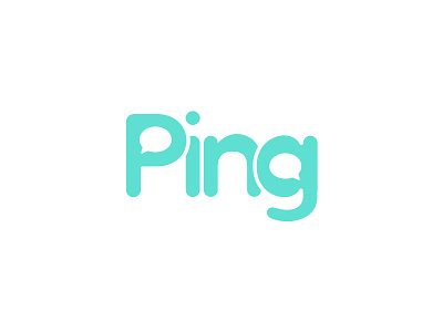Ping app branding chat constructive conversation design graphic design logo logo challenge ping ui