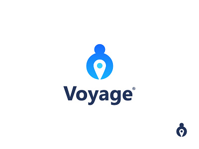 Voyage - Branding avatar avatar icons brand brand agency branding design icon location pin logo travel app user vector voyage