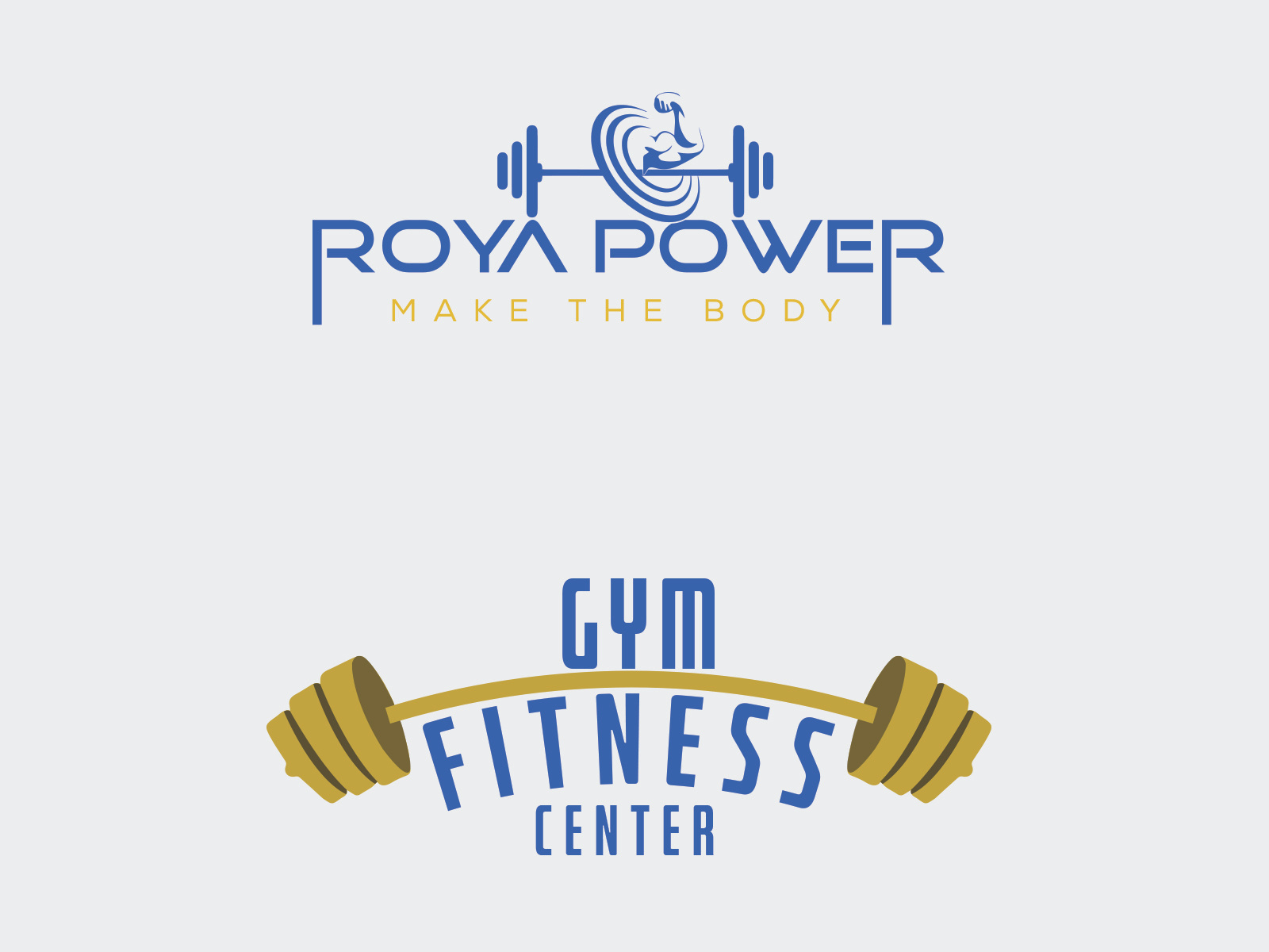 ROYA POWER GYM LOGO by JUNAID Khan on Dribbble