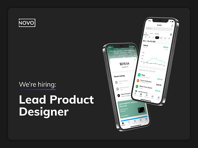 We're Hiring - Lead Product Designer hiring product