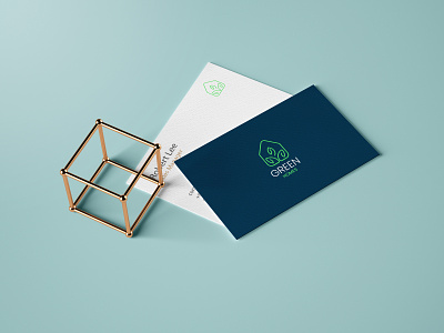 business Card Dersign for Green Homes brandidentity design logo logodesign minimal