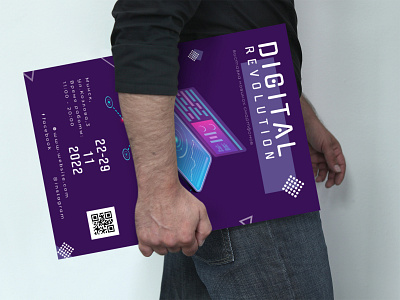 Flyer for the exhibition of new smartphones