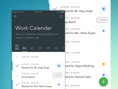 Calendar UI Design calendar design exploration inspiration list todo ui ux