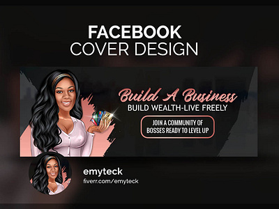 Facebook Cover Design bose branding design facebook cover illustration instagram social media design twitter wealth youtube banner