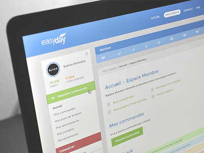 Redesign EasyDay (WIP) admin black creative dashboard easyday flat design icons montserrat outline redesign sidebar ui