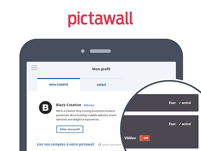 Pictawall — Front-end Redesign (WIP)