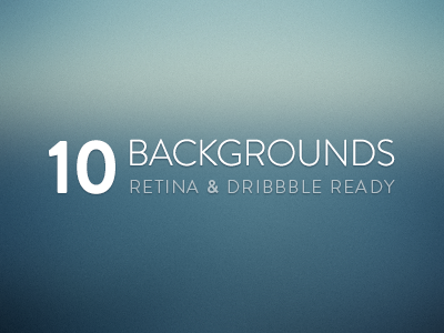 10 Free Blurred Backgrounds: Retina & Dribbble Ready